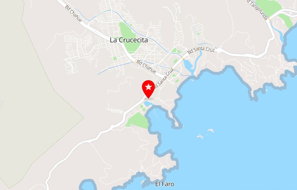 mapa y ubicación de hotel Marina Resort en Huatulco, Oaxaca